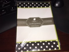 Great Papers! Flat Card Invitations with Envelopes, 5.5″x7.75″, 30 per order