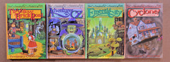 Lot of 4 The Wonderful Wizard of Oz Treasury Collection Pop-Up Books