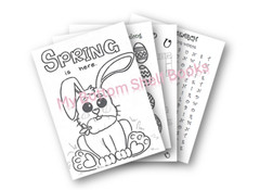 DIGITAL CONTENT- 2025 Spring Coloring & Activity Book-32 Pages *PRINTING REQ’D*