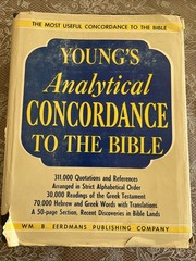 VTG YOUNG’S ANALYTICAL CONCORDANCE TO THE BIBLE Huge HCDJ 1966 22nd American Ed.