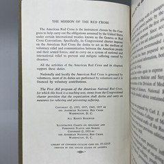Paperback: First Aid the American Red Cross (Fourth Ed. 22nd Printing 1957)