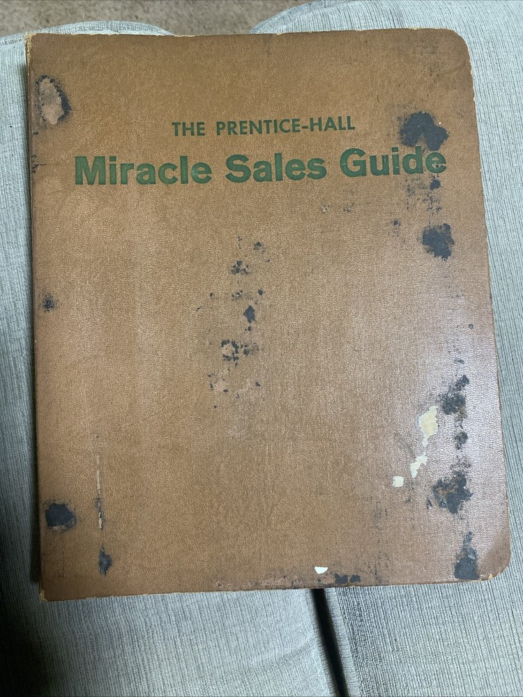 Prentice Hall Miracle Sales Guide by Prentice Hall 1961 Vintage Book