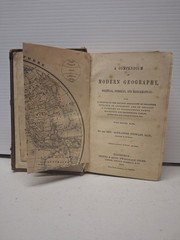 A Compendium of Modern Geography by Stewart 22nd Ed 1870 HC