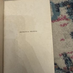 MECHANICAL DRAWING FRENCH AND SVENSEN HARDCOVER 1940