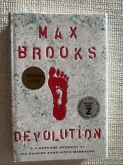Devolution – Signed/Autographed First Edition With Dust Jacket by Max Brooks.